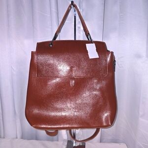 Genuine LEATHER BROWN BACKPACK BAG